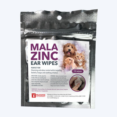 Malazinc Ear Wipes PACKET 500 x 500